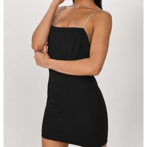 Black dress with Diamond straps